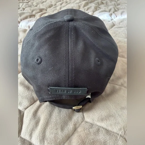 Men's Chicago White Sox New Era x Fear of God Black 9FORTY Adjustable Hat - Picture 6 of 11